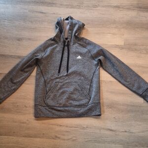 Adidas Women's Heather Gray Hoodie